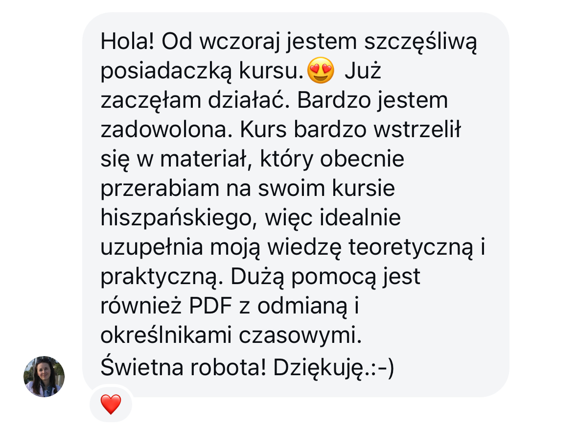 opinia kurs czasy przeszłe 1