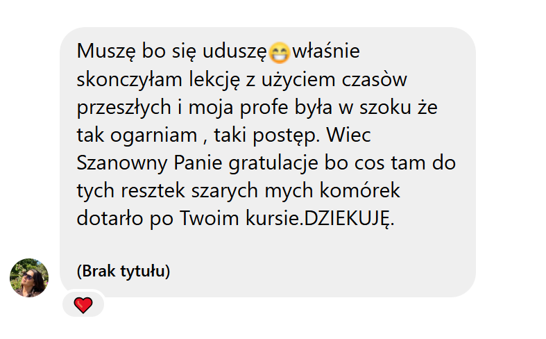 opinia kurs czasy przeszłe 12