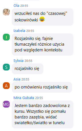 opinia kurs czasy przeszłe 14