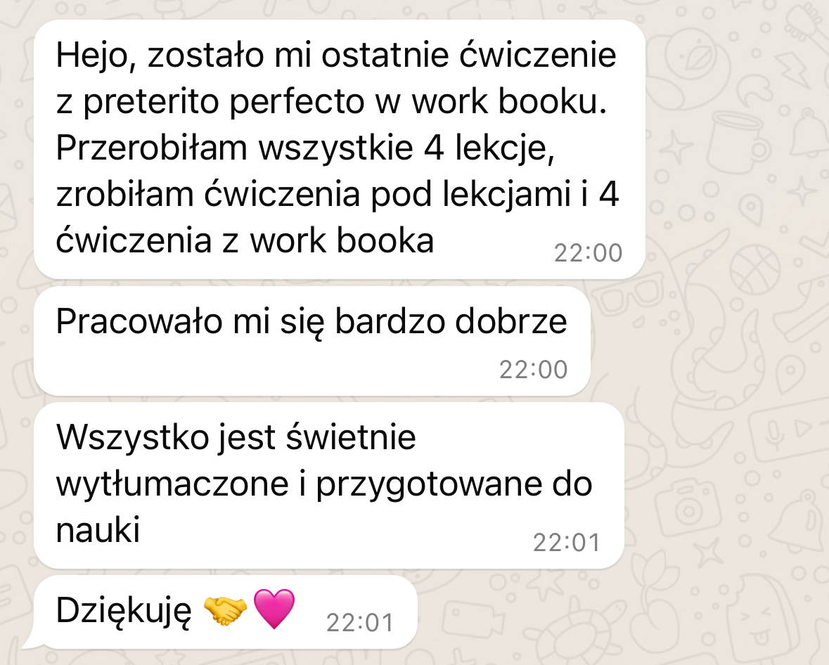 opinia kurs czasy przeszłe 2