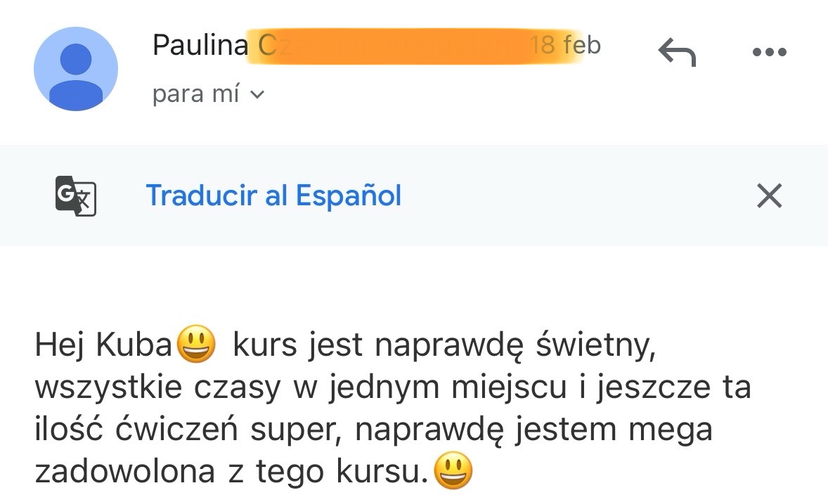 opinia kurs czasy przeszłe 8
